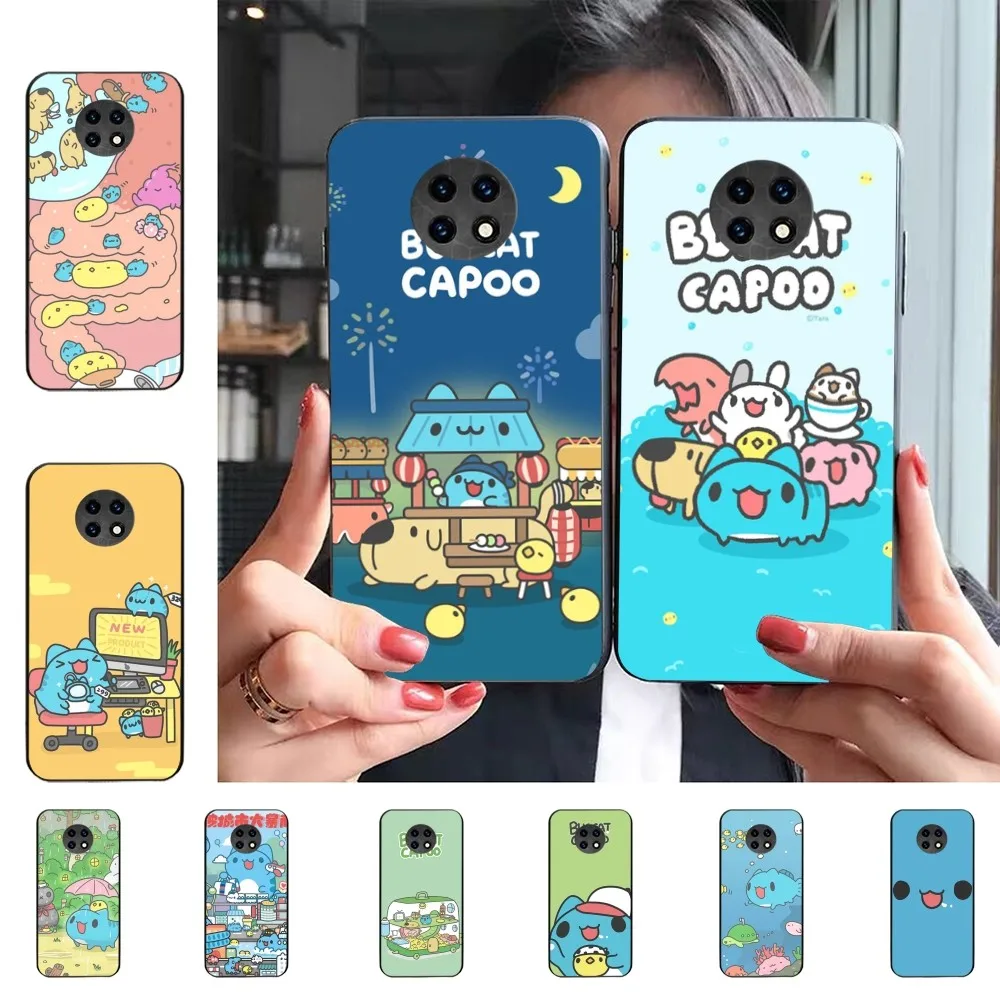 Bugcat Capoo cartoon Phone Case For Redmi 5 6 7 8 9 10 plus pro 6 7 8 9 A GO K20 K30 K40 pro plus F3 Fundas