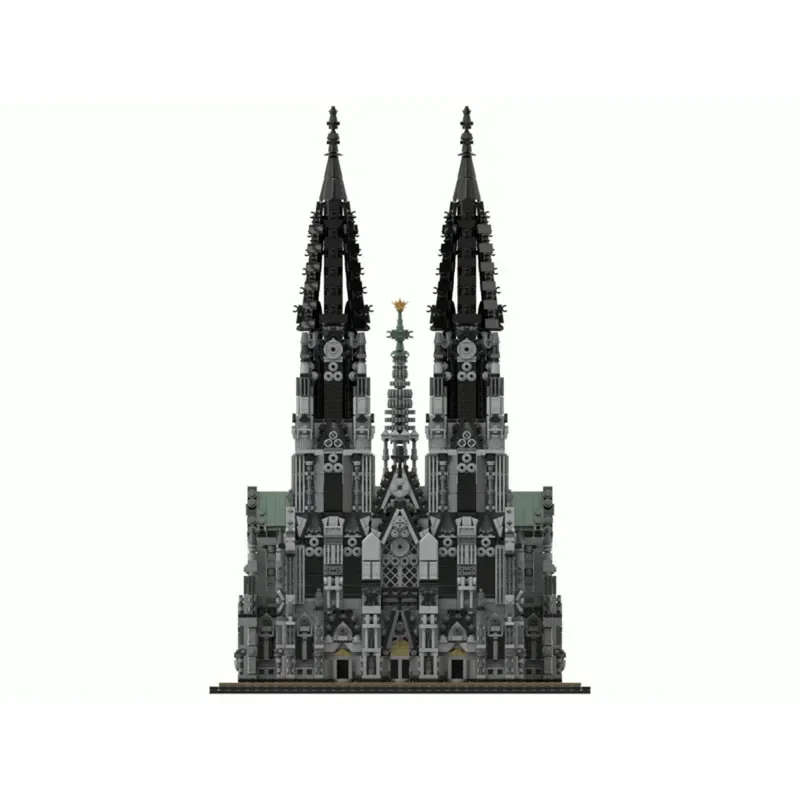 

MOC-191784 Одеколонный собор, вид на улицу, модель строительного блока 8348, детали MOC, креативный строительный блок на день рождения для мальчика, игрушка в подарок