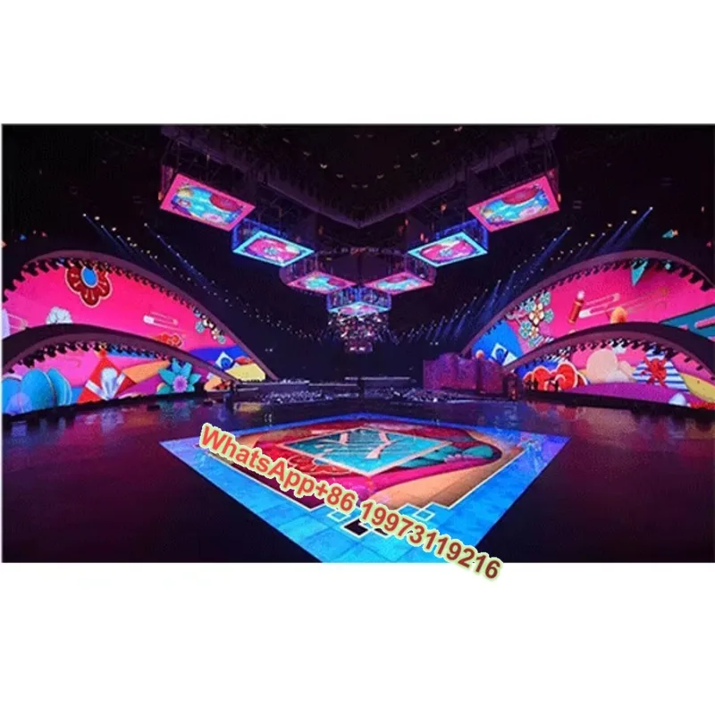

Active Game Led Floor 30x30cm Remote Control Interactive Led Dance Floor for Kid Games