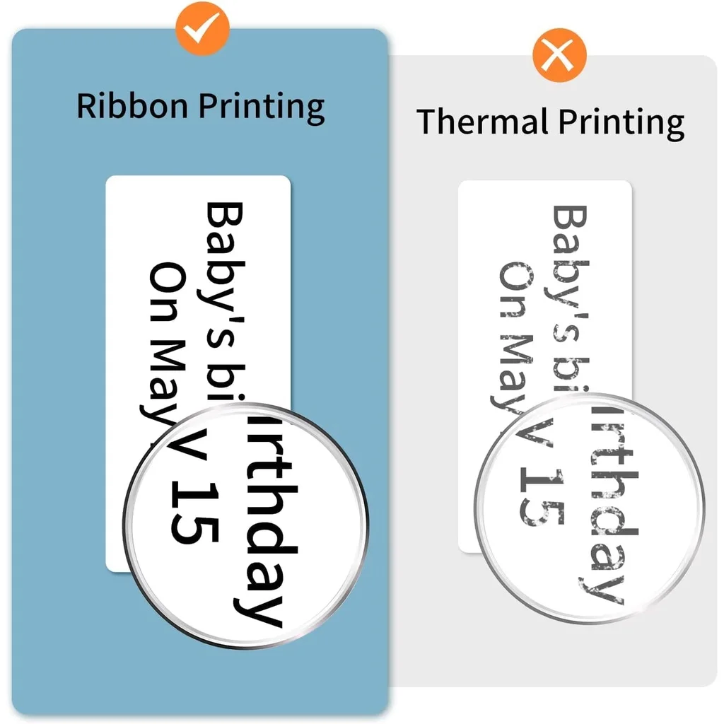 [for B18] [Colourful Series] NIIMBOT Thermal Label Stickers for B18, Waterproof Anti-Oil Scratch-Resistant Paper