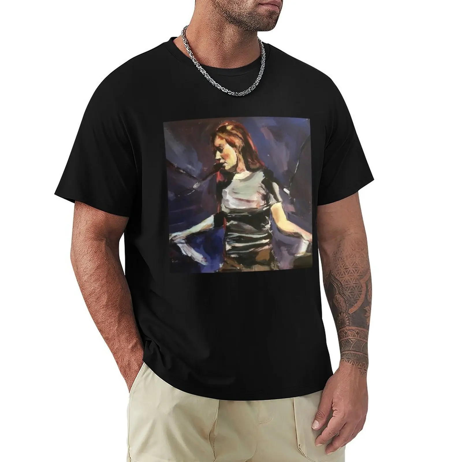 

Copy of Tori Amos Two Pianos Haze T-Shirt quick-drying Blouse anime shirt new edition mens t shirts