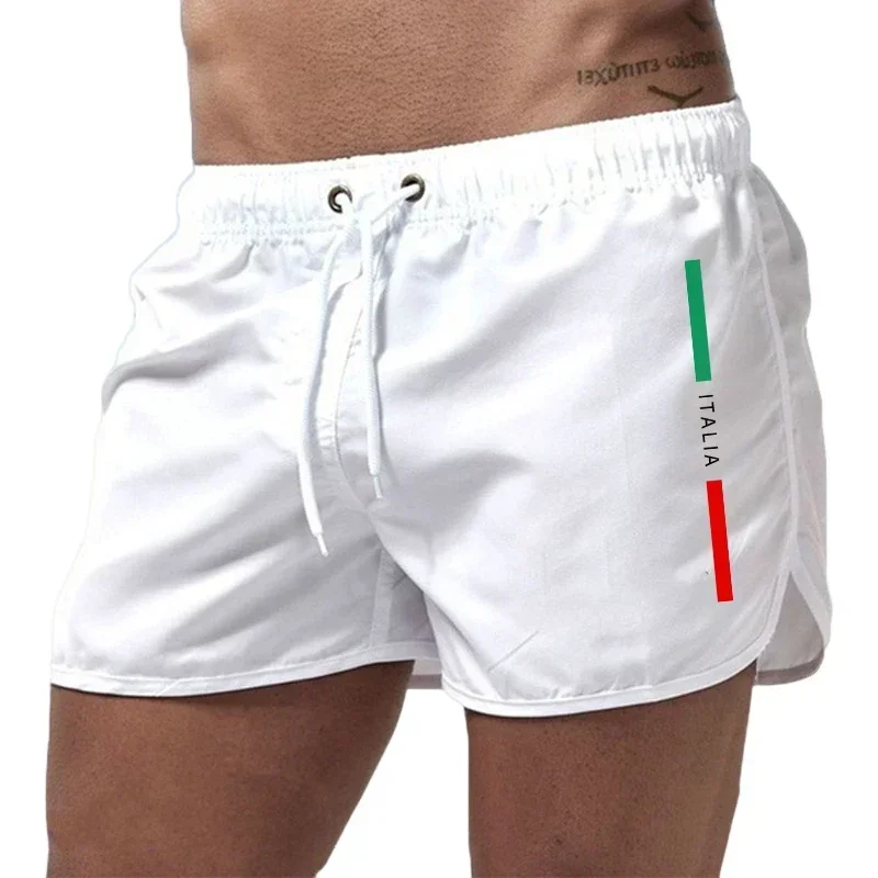 Italienische Sommer-Badeshorts für Herren, lässige Mode, hochwertige Strandshorts, schnelltrocknende Shorts für den täglichen Gebrauch, zum Laufen, für Fitness und zum Radfahren. – Detail 5