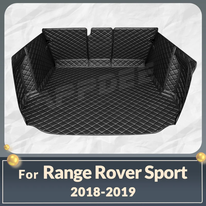 

Auto Full Coverage Trunk Mat For Landrover Range Rover Sport 2018 2019 Car Boot Cover Pad Interior Protector Accessories