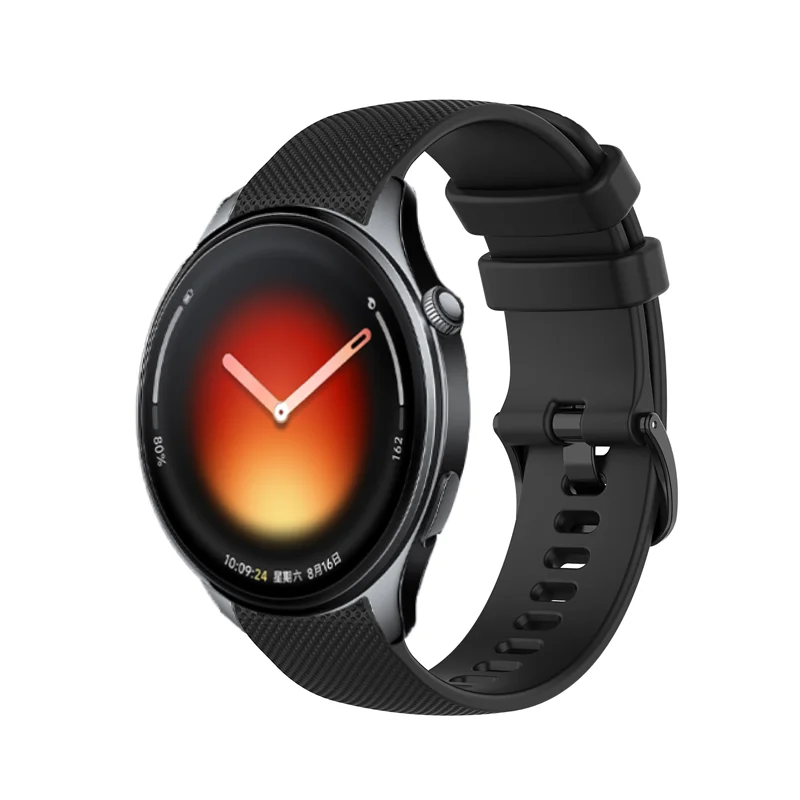 22mm 20mm Sport Silicone Strap For Xiaomi Watch 5/S4-3-2-1 Adjustable Wristband OnePlus Watch Lite 3 2 2R Realme Watch 5-S-3 Pro