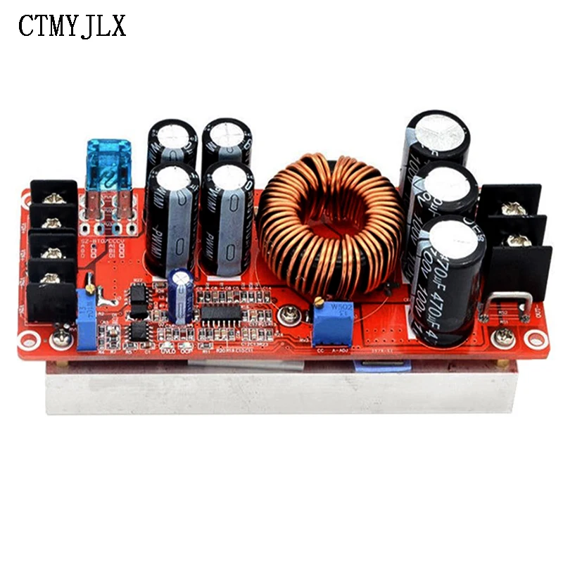 1200W / 1800W 25A DC DC Voltage Converter Boost Adjustable Module DC-DC 10V -60V to 12V-90V Step Up Power Supply Regulator