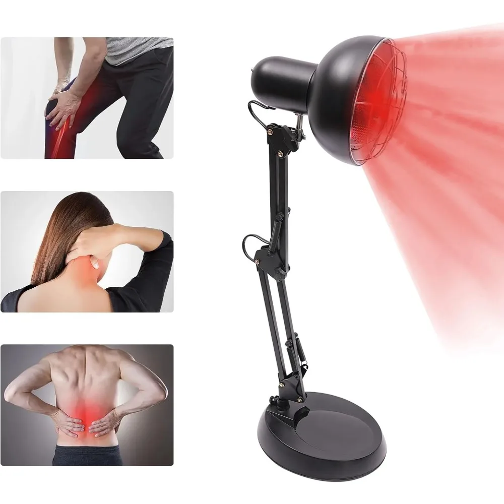 Infrarot-Heizlampe zur Linderung zu Hause, Infrarot-Heizlampe, 150 W, Infrarot-Schmerzlinderungslampe – Detail 1