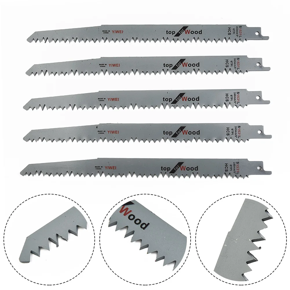 

Reciprocating Saw Blade Saw blade Tool 1/3/5pcs High Quality High quality Jig Saw Blade Replacement S1531L Scroll