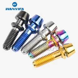 Titanium Ti Bolt M4x15.3mm Taper Head with Washers Titanium Screws for Ritchey C260 Bicycle Stem