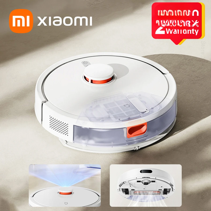 

XIAOMI MIJIA Robot Vacuum Cleaners Mop 3C Pro Enhanced Edition Plus C103 5000PA Suction Sweeping Washing Mop APP Smart Planned