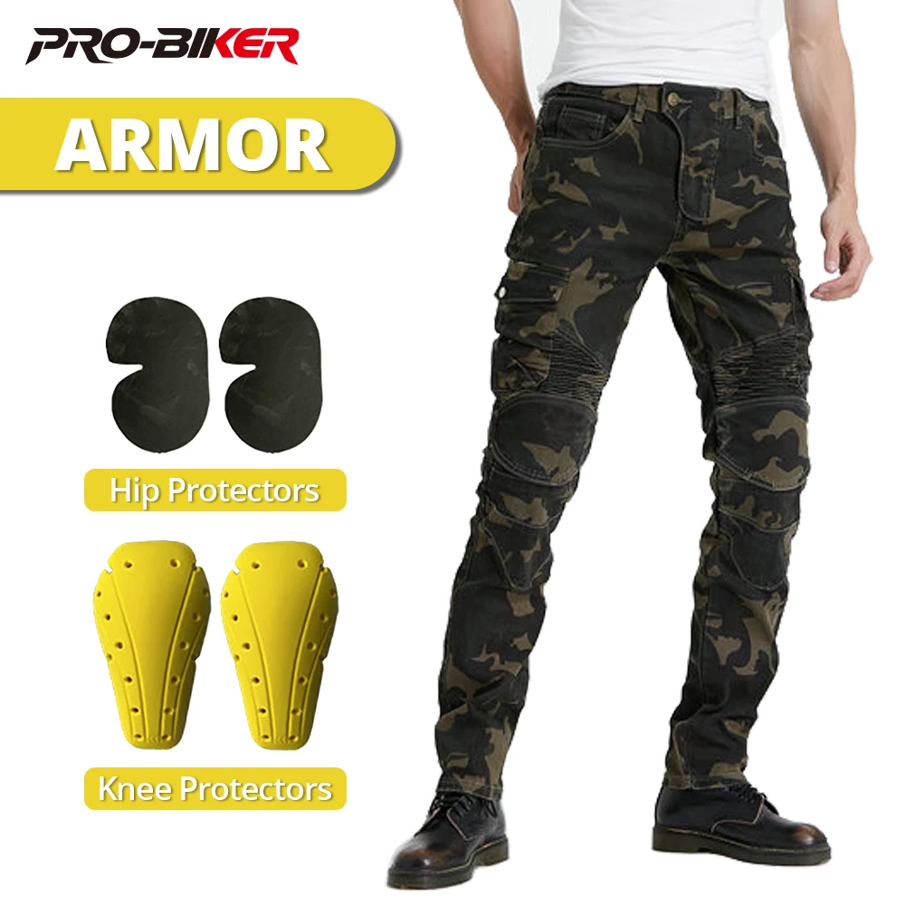 

Мужские мотоциклетные брюки Four Seasons, ветрозащитные, противоударные, для езды на мотоцикле, для мотокросса, со встроенными защитными вставками CE.