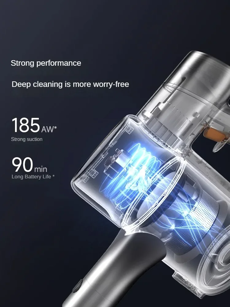 DREAME Green Light Dust V12S Cordless Vacuum Cleaner Household Large Suction Mite Removal Machine Multi-purpose Home Appliances