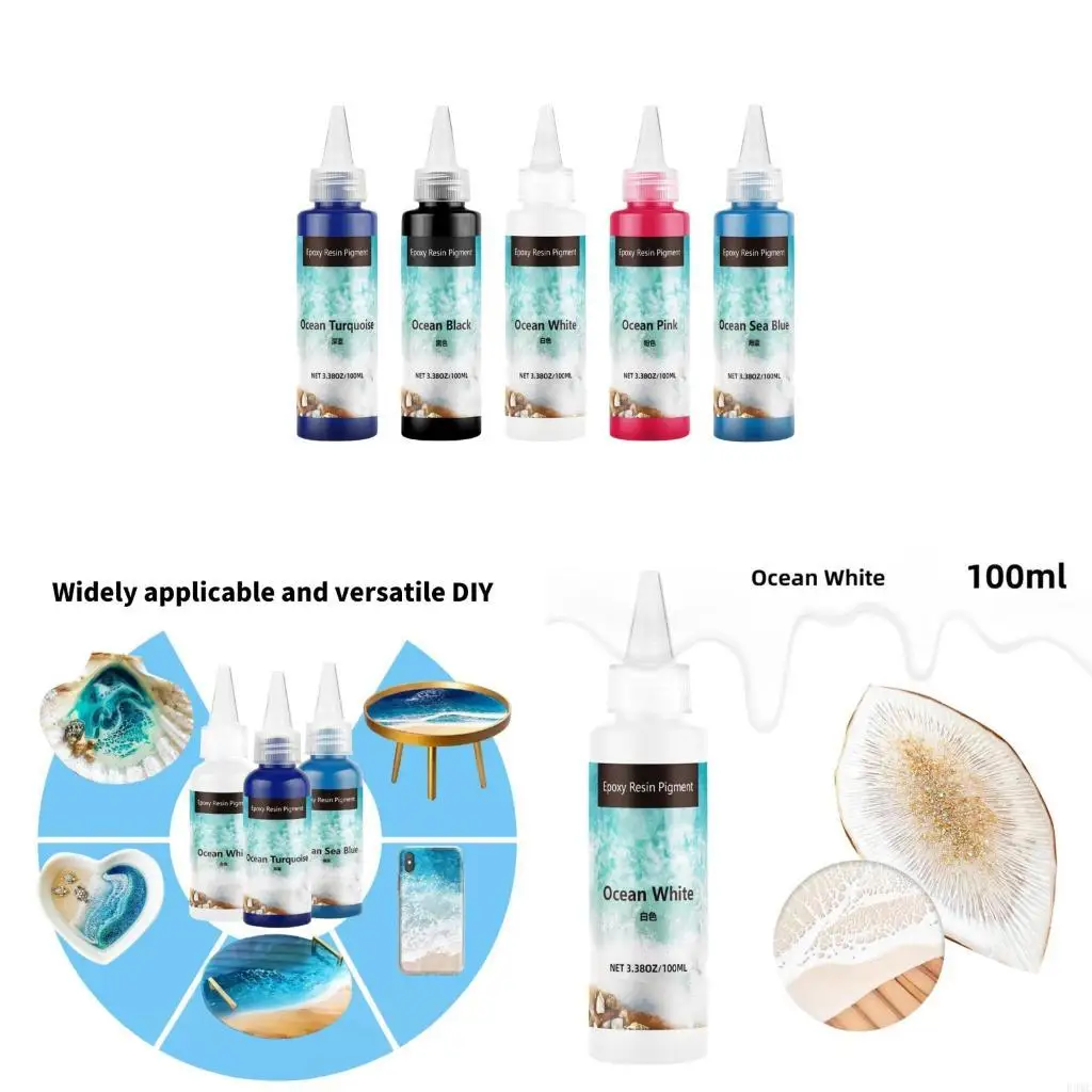 R3MC High Viscosity Resin Pigment Gel Resin Jewelry Making Tool for Foam Creations