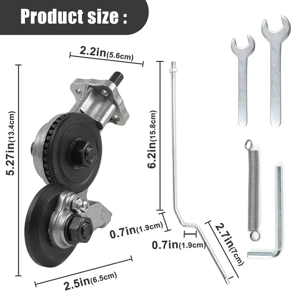 Electric Drill Plate Cutter Attachment Double Headed Free Cutting Tools Iron Metal Sheet Cutter Plate Punch Scissors