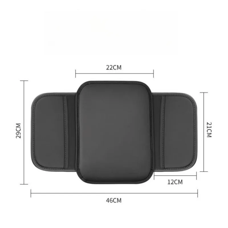 For Mitsubishi ASX Lancer Pajero Outlander L200 EVO Interior Accessories Car Armrest Box Pad Leather Center Console Cushion Mat