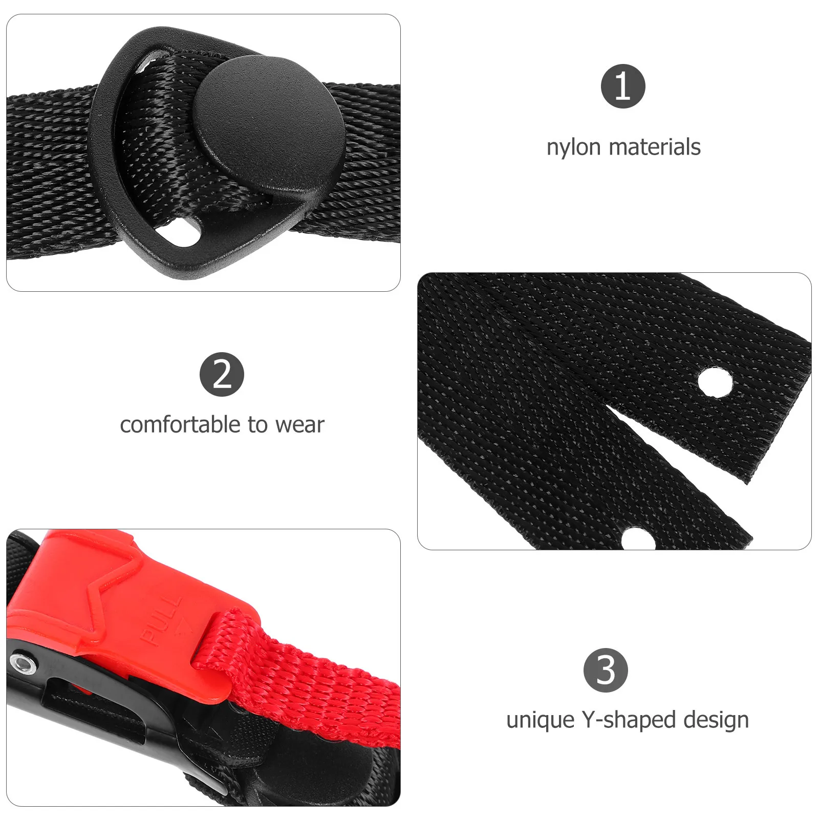 

2Pcs Hard Hat Chin Strap Y Shaped Adjustable Safety Strap Nylon Strong Anti Slip Protection Equipment