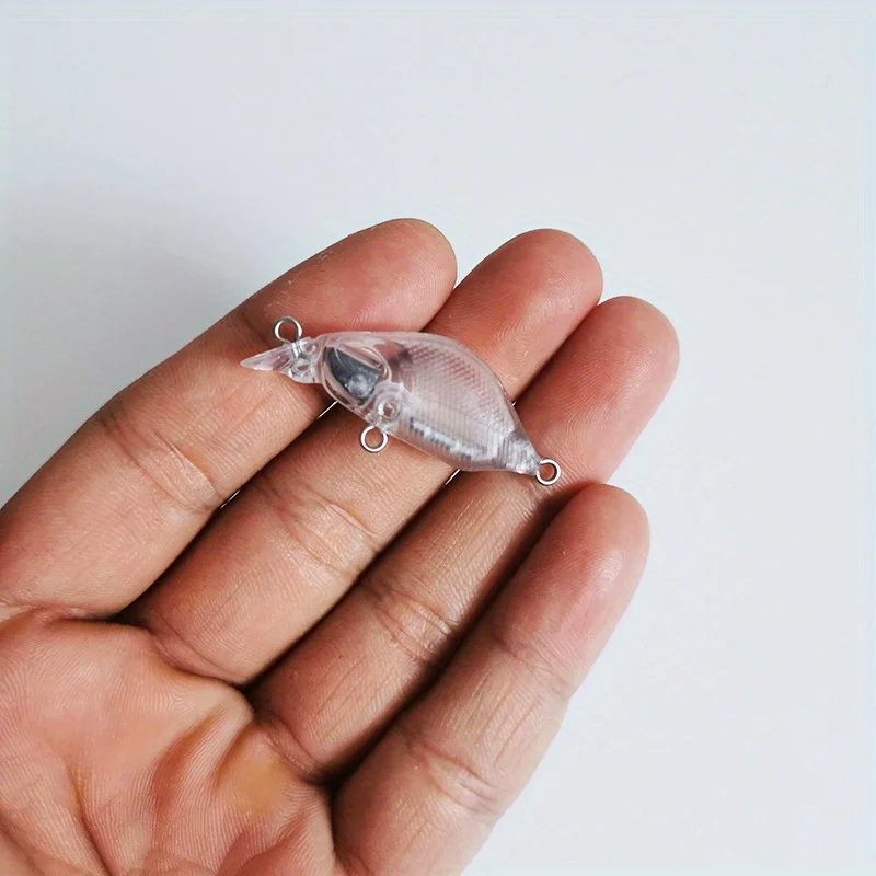 Micro-object Trembling Squid Xiaomino Unpainted Blank Lure 4cm/2.8g Body Fake Bait Blank Fishing Lure