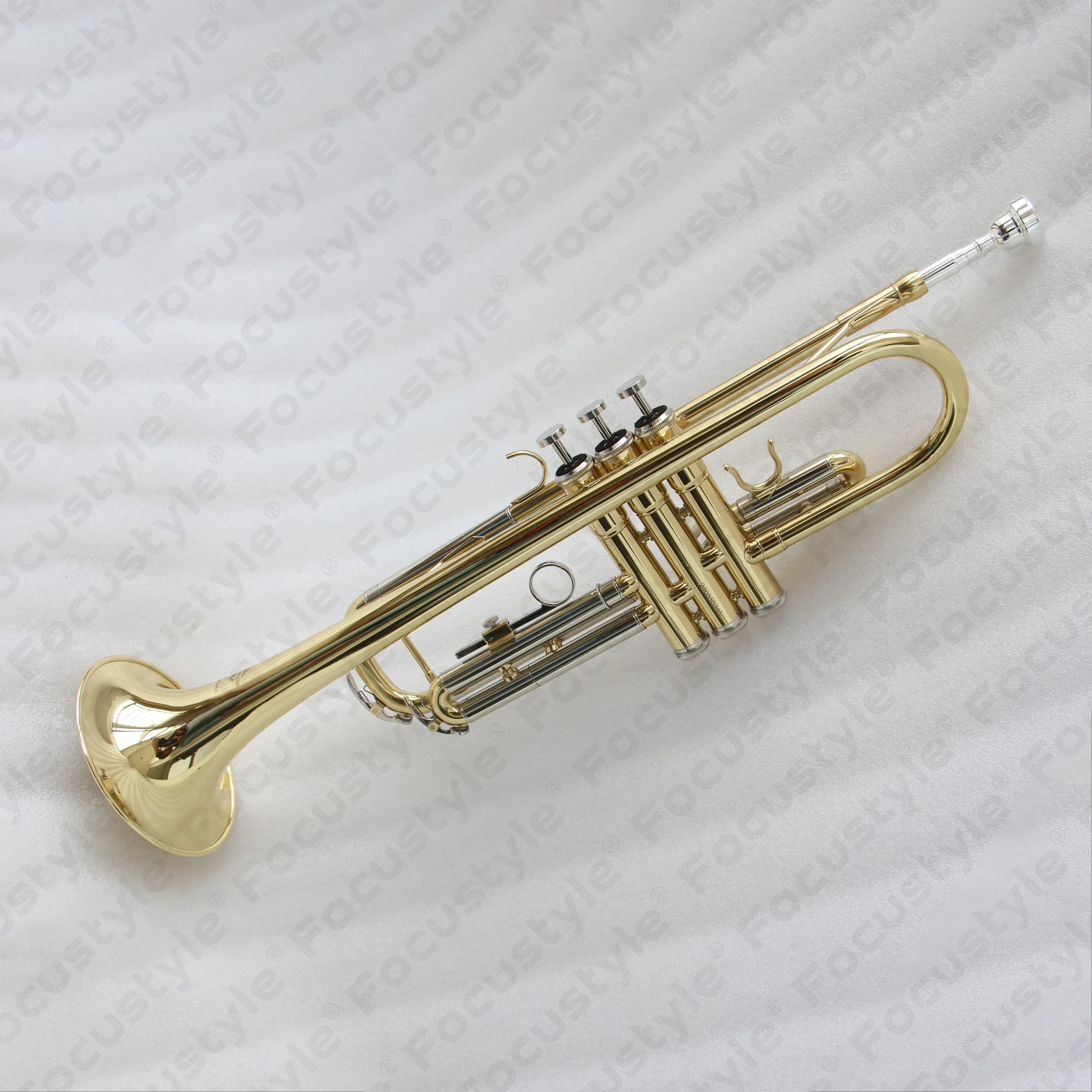 Cheapest Price Trumpet BB Musical Air Horn Musical Instruments  Double color trumpet Brand New Utility Horn