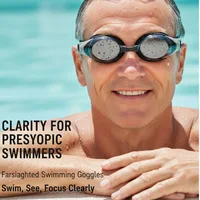 Gafas de natación para hipermetropía, gafas con pulverizador antiniebla para niños y adultos, juego de presbicia para lectura