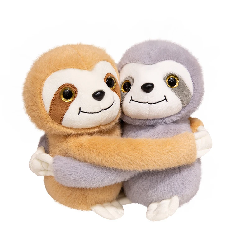 Bonecos de peluche de perezoso, animales del zoológico rellenos, tortuga orangután de alta calidad, juguetes de peluche, decoración del hogar, regalo de cumpleaños Kawaii