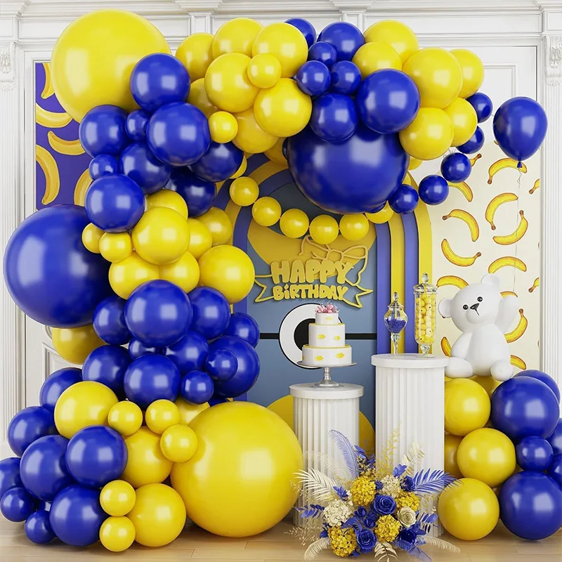 

New Blue Balloon Package Balloon Wreath Arch Shaped Balloon Theme Party Background Decoration Decoration Balloon