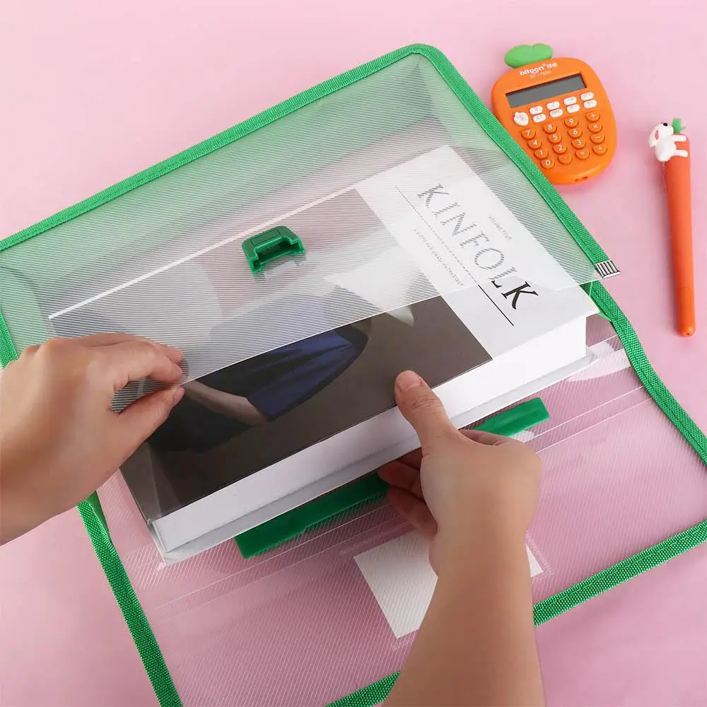 File Folder Office Supplies School Home Organization Accordion File Pouch File Wallet File Folder Document Bag File Storage Bag