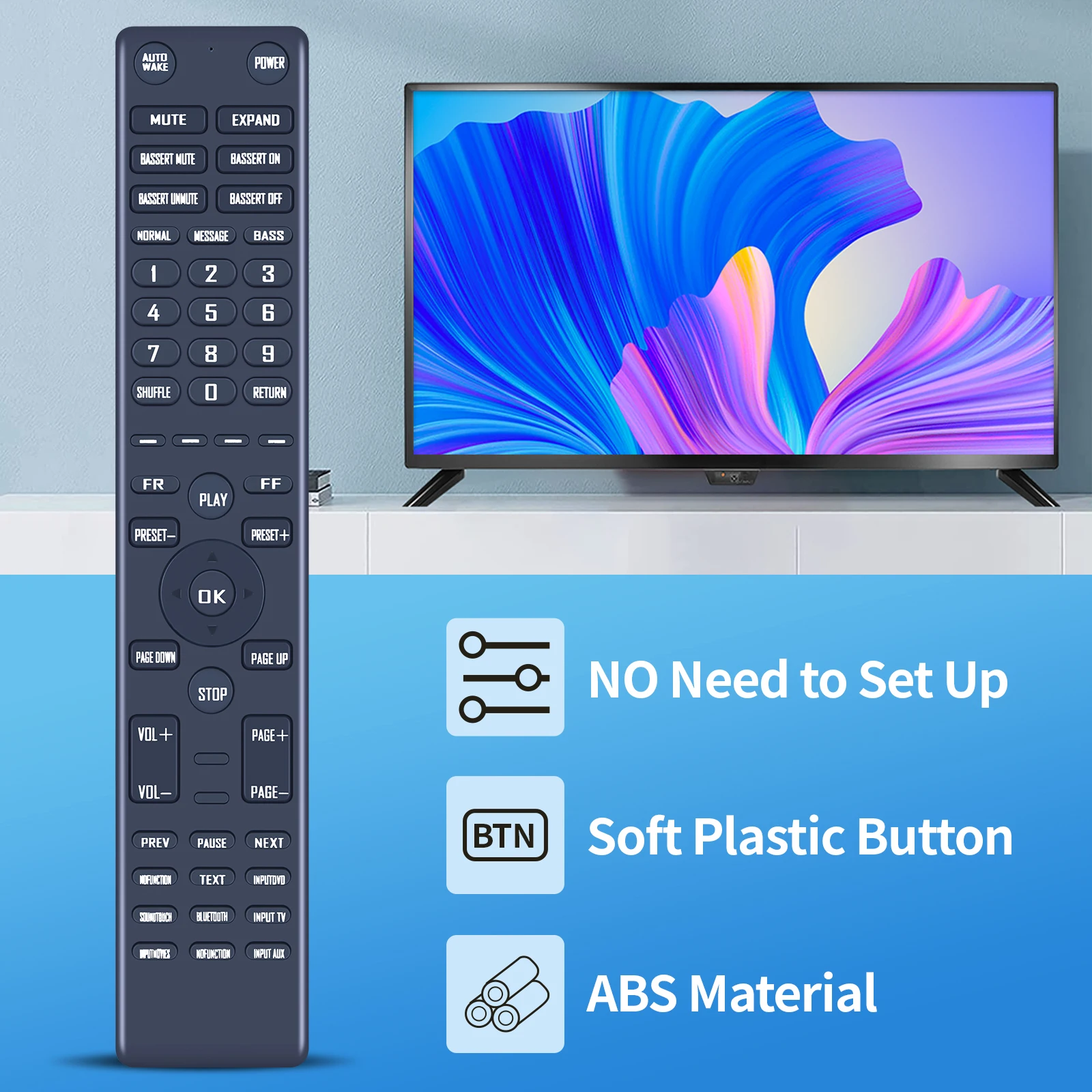 Neue Ersatzfernbedienung für das Heimkino Bose Soundbar 700