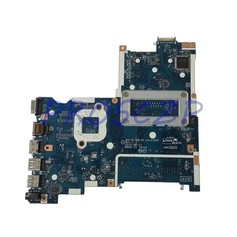 824453 -001 824453 -501 824453 -601 placa-mãe para laptop HP 15-AC placa-mãe AHL50/ABL52 LA-C701P com CPU 3825 100% totalmente testado bom