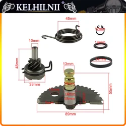 Scooter Moped Kick start Gear Starter shaft Starter Lever Rebuild Kit idle Gear Spring fit for 49cc 50cc 80cc GY6 139QMB P139QMB