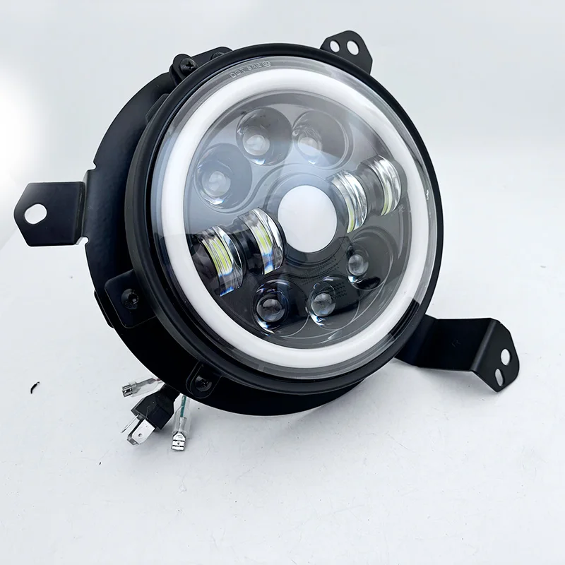 9 Inch Round Headlamp Halo DRL for Jeep Wrangler JL 2018 2019 2020 High Low Beam Led Headlight With DRL and Turn Signal Light