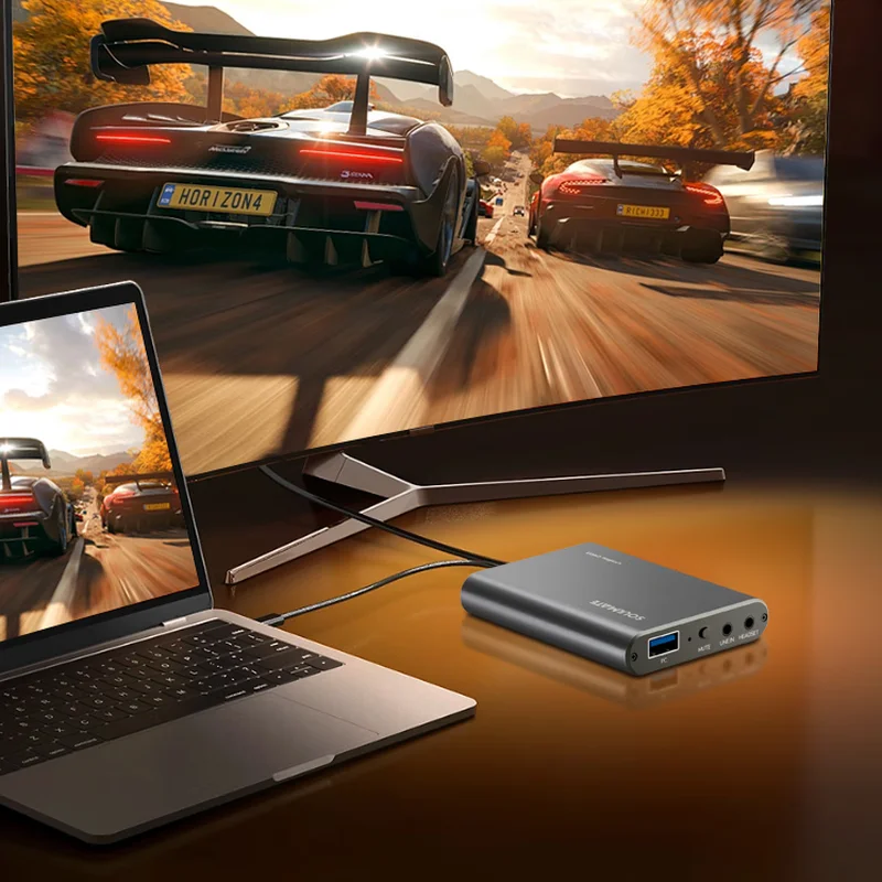 Карта захвата SOULMATE CM03 4K HD Video Capture Live Dedicated Mobile Camera Tablet PS5 Game Live Recording HD Capture Card