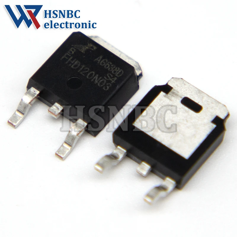10Pcs/Lot FHD120N03 120N03 FHD120N03B TO-252 120A 30V N-channel Power MOSFET Transistor 100% New Original