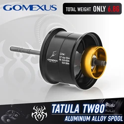 Gomexus płytka szpula do Daiwa Tatula TW 80 22 Aldebaran BFS kołowrotek wędkarski do rzucania przynęty szpula żyłka Rolling Cup