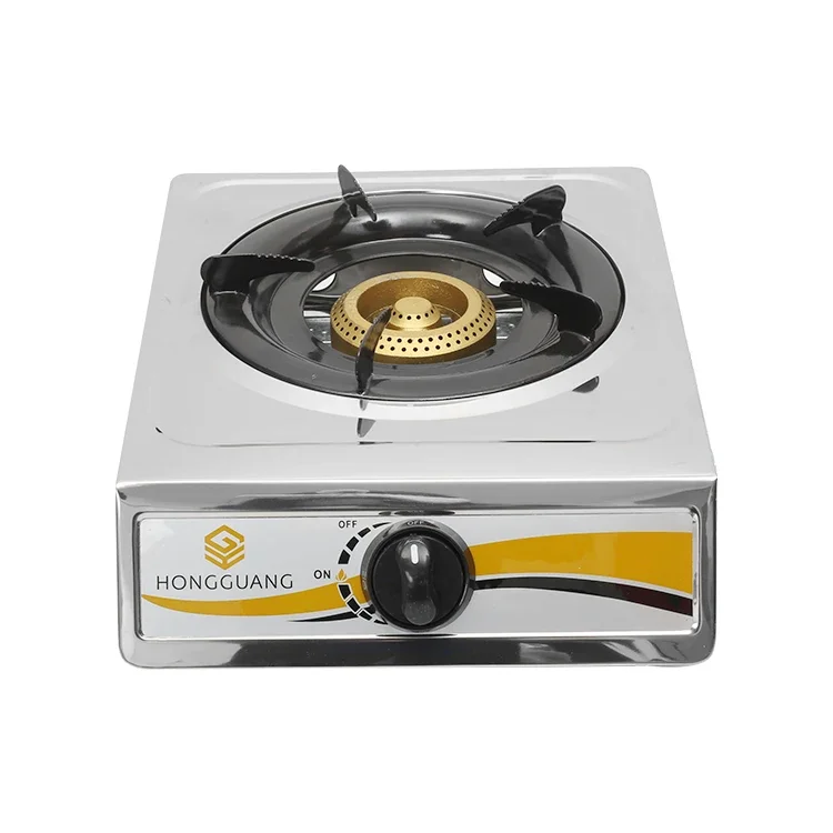 Low Price Stainless Steel Table Top Gas Stove Suitable For Indoor And Outdoor Camping