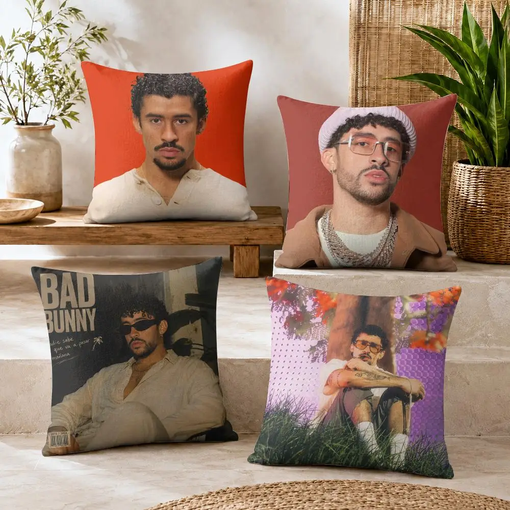 DTMF Debi Tirar Mas Fotos B-BunnyS Cushion Cover Natural Linen Organic Fabric Double-Sided Printing Breathable For Decor