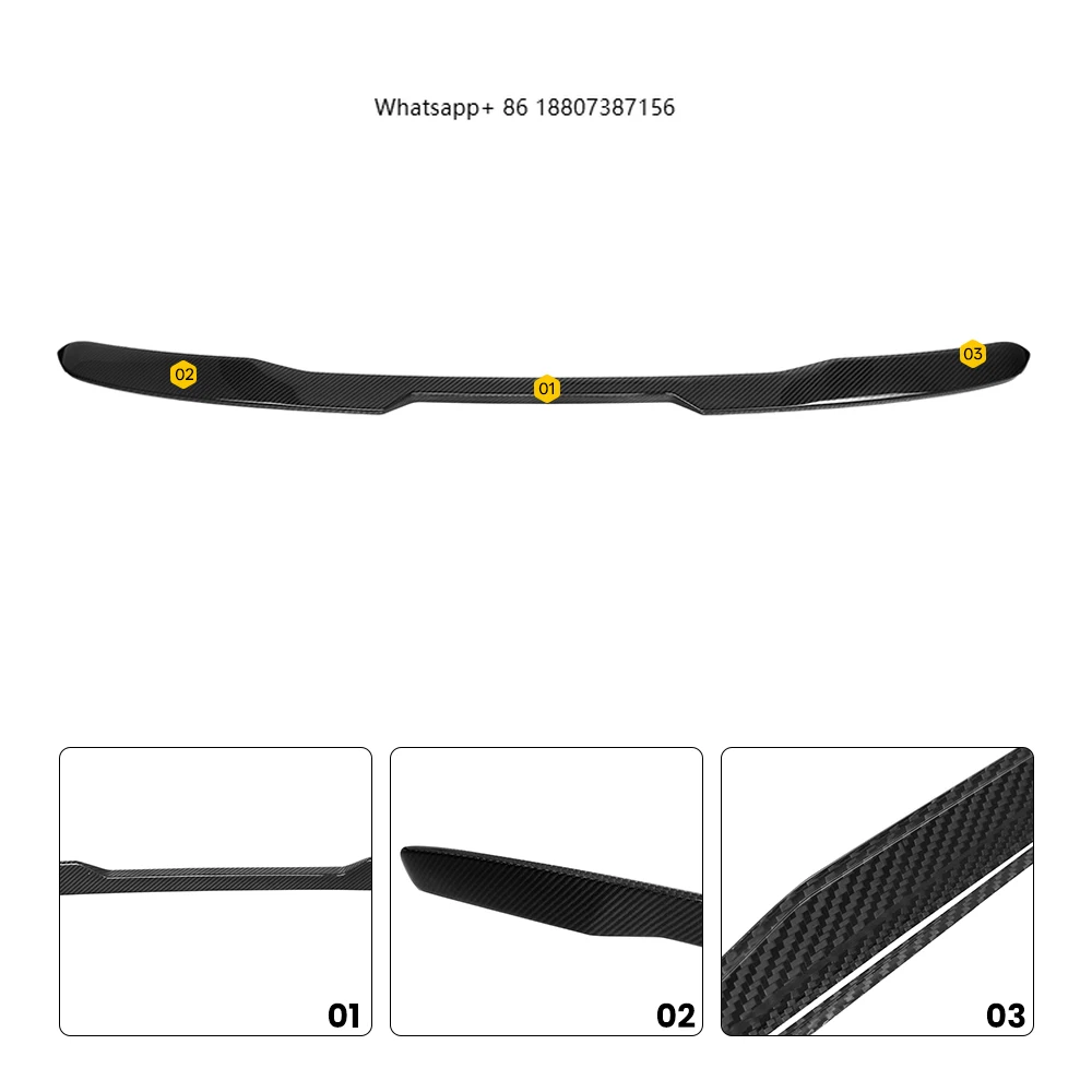

2025 in Carbon Fiber Car Spoiler forBMW X3 G45 Mid Spoiler SQ Style Easy Installation