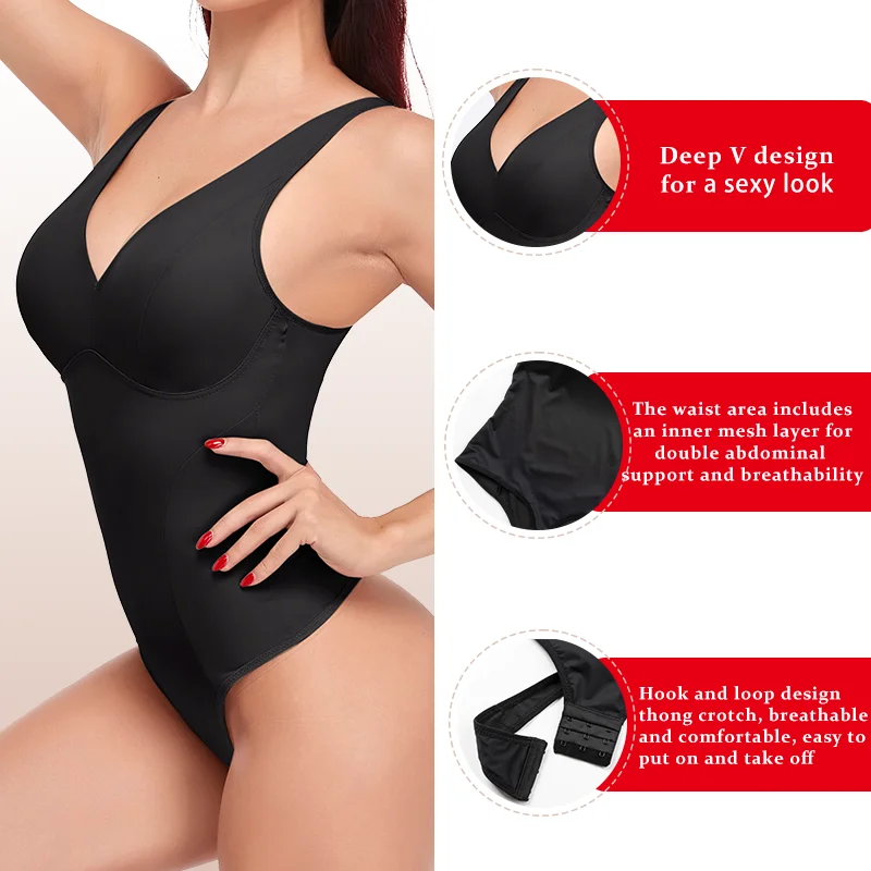 Mulheres emagrecimento corpo inteiro shaper sexy sutiã embutido shaperwear espartilho controle de barriga bodysuit tanga cintura trainer camisolas topos