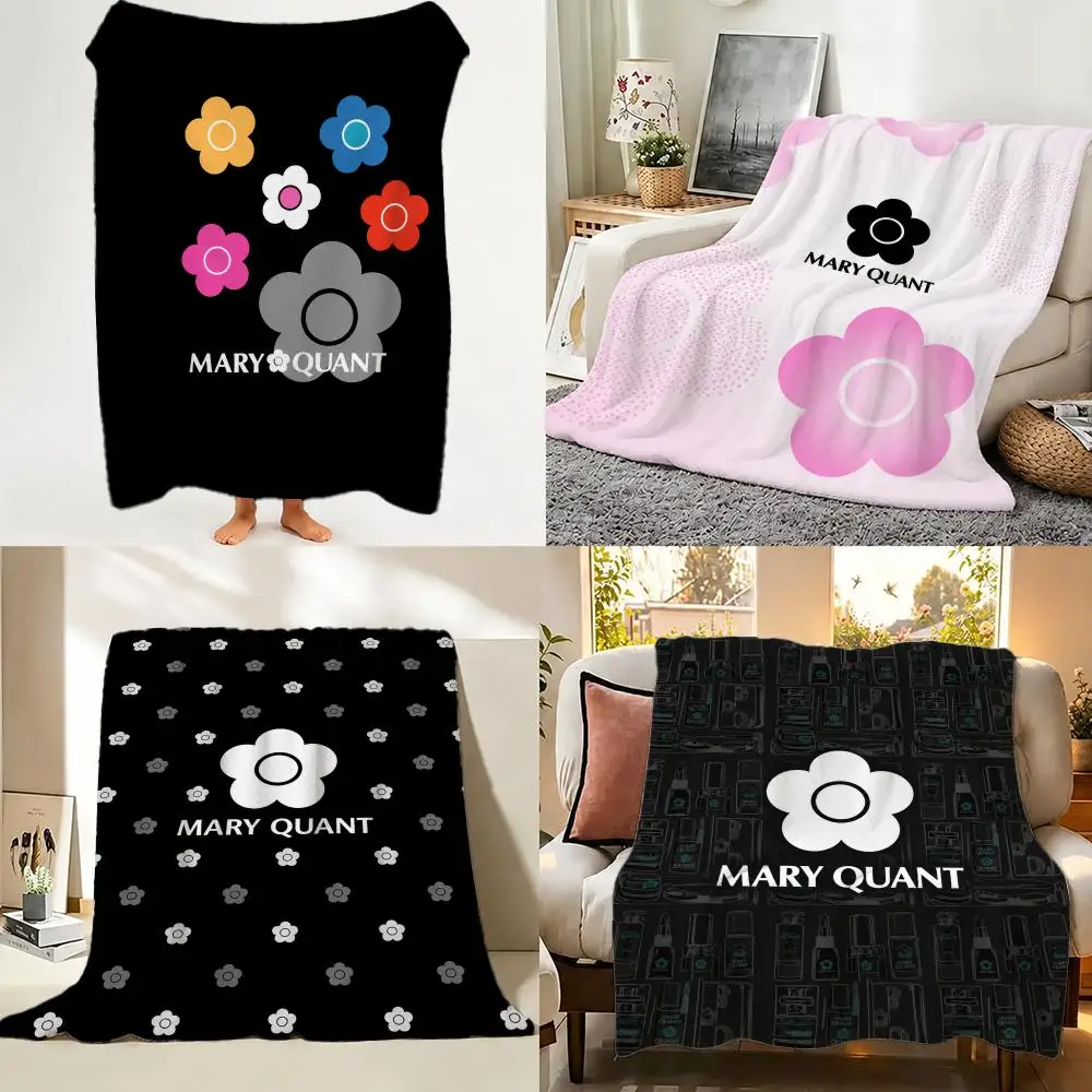 Brand Mary Quant Throw Soft Warm Flannel Throw Blanket, Sofa Bed Cover, Picnic Travel Home Decor