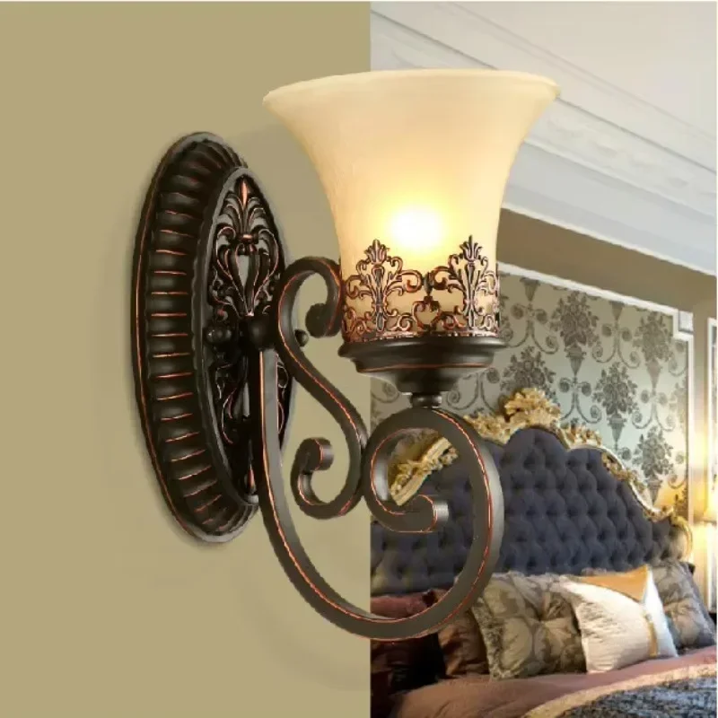 

New Arrival Hot Luxurious European Style Living Room Lights Luxury Wall Lamp Free Shipping