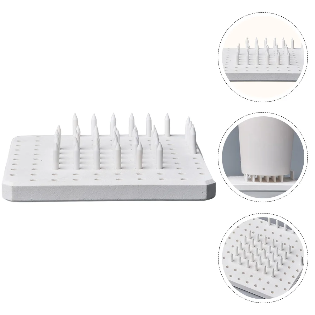 

60 Pcs Kiln Mat Clay Nails Studs Pottery Tools Ceramic Cone Firing Refractory Support