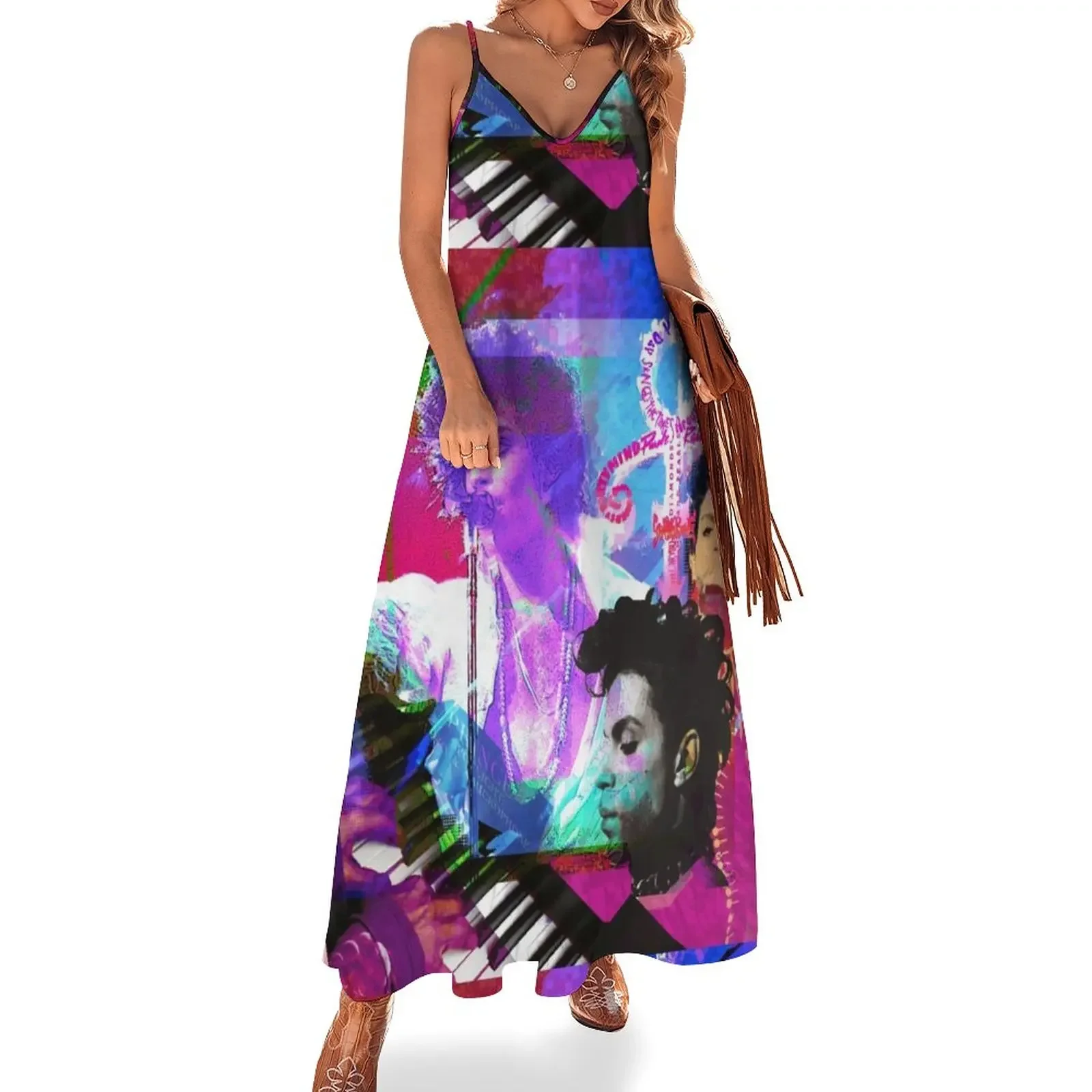 

Viola love - digital art by IonaArtDigital Sleeveless Dress Long veiled dresses dresses for prom prom clothes luxury dress Dress