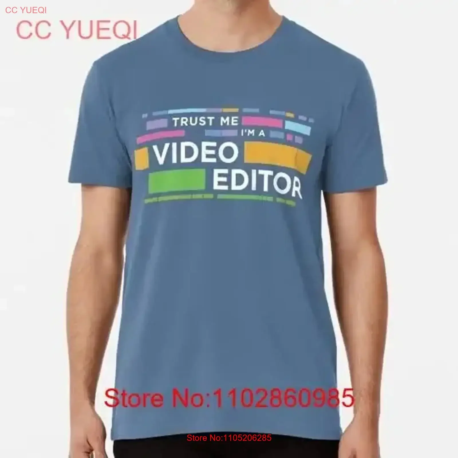 Trust Me I'm A Video Editor Funny Career Editing S to 5XL Made in USA T Shirt vintage Washed Soft Stretched homme graphic