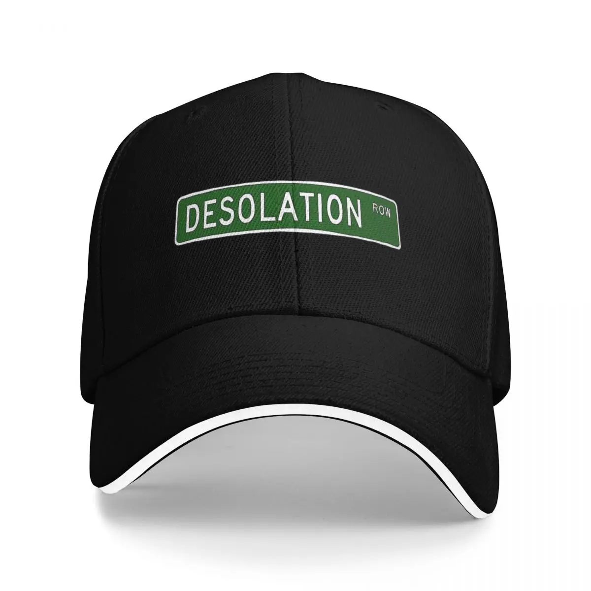 

Desolation Row Street Sign Baseball Cap Christmas Hat Vintage Big Size Hat birthday Caps For Men Women's