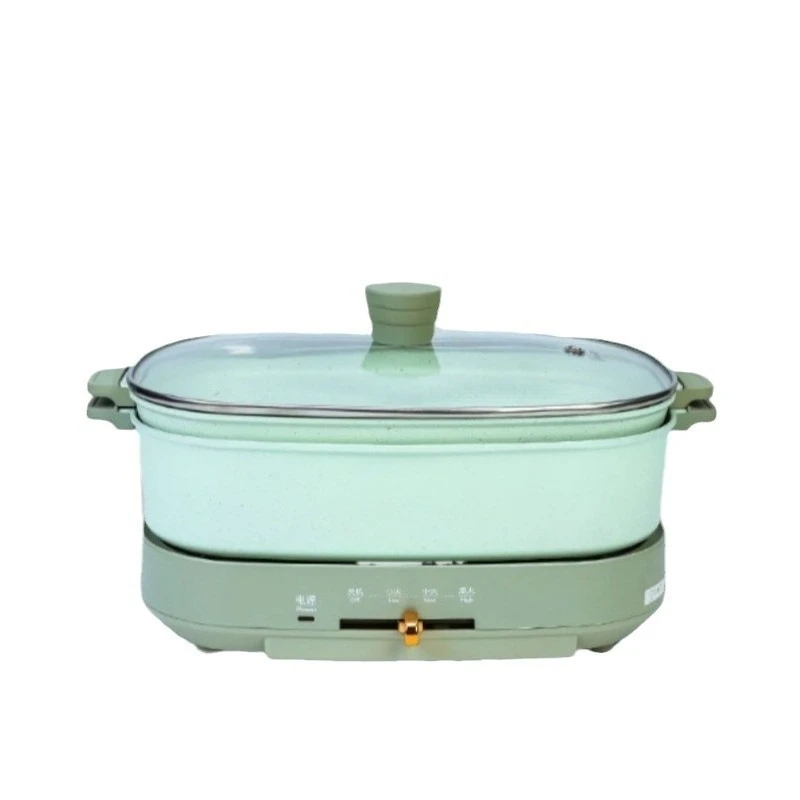 

Multifunctional split-type mandarin duck pot electric cooking pot household non-stick removable and washable electric hot pot