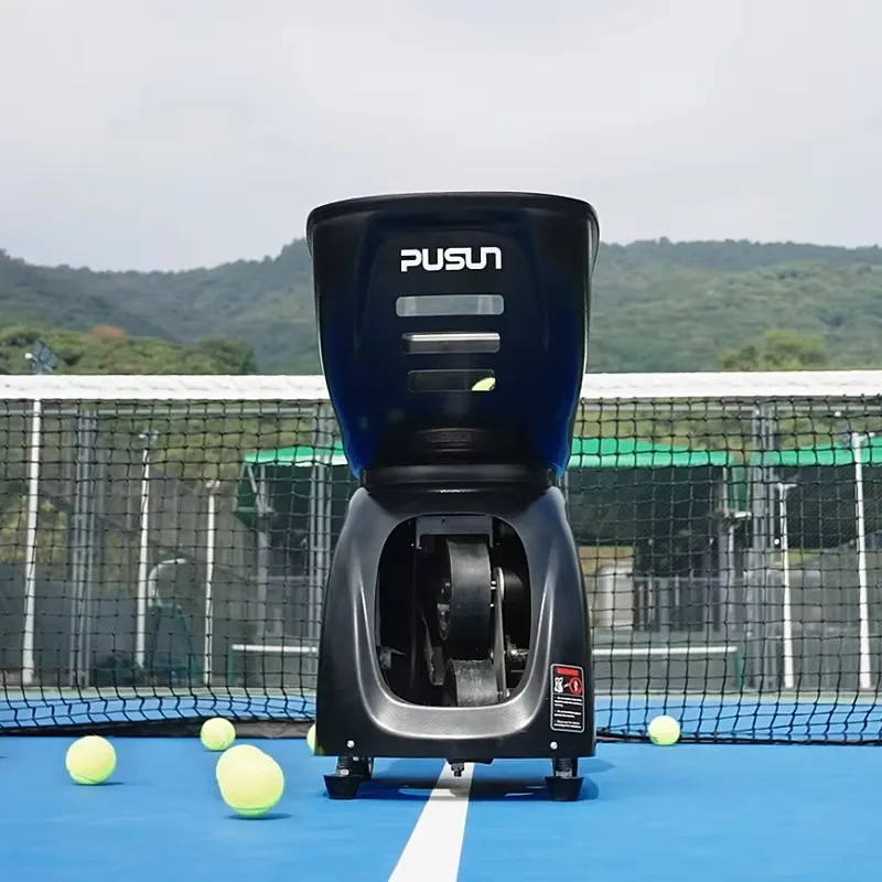 Professional PUSUN PT MAX C Tennis Ball Machine Coach APP Control Padel Tennis Training Equipment Shooting Machine