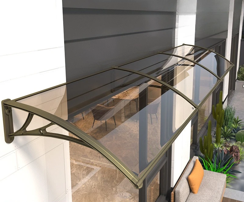 Plastic steel canopy Outdoor rainproof awning Balcony window rain shield Sun shed Simple household shed Factory direct sales