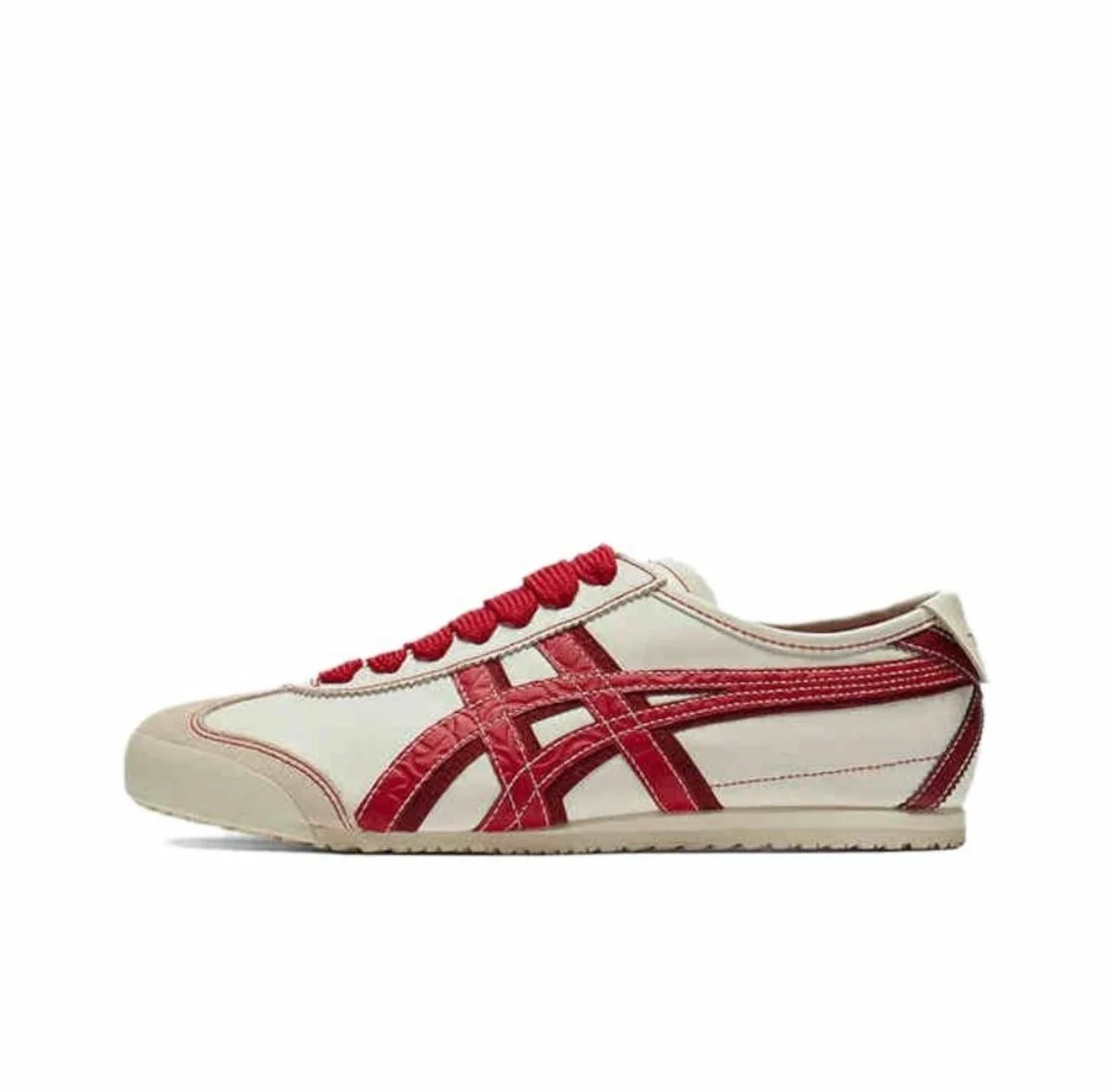 Onitsuka Tiger MEXICO 66 Men and Women Skate Shoes Leather Anti-slip Low-Top Sneakers Year of The Snake Limited