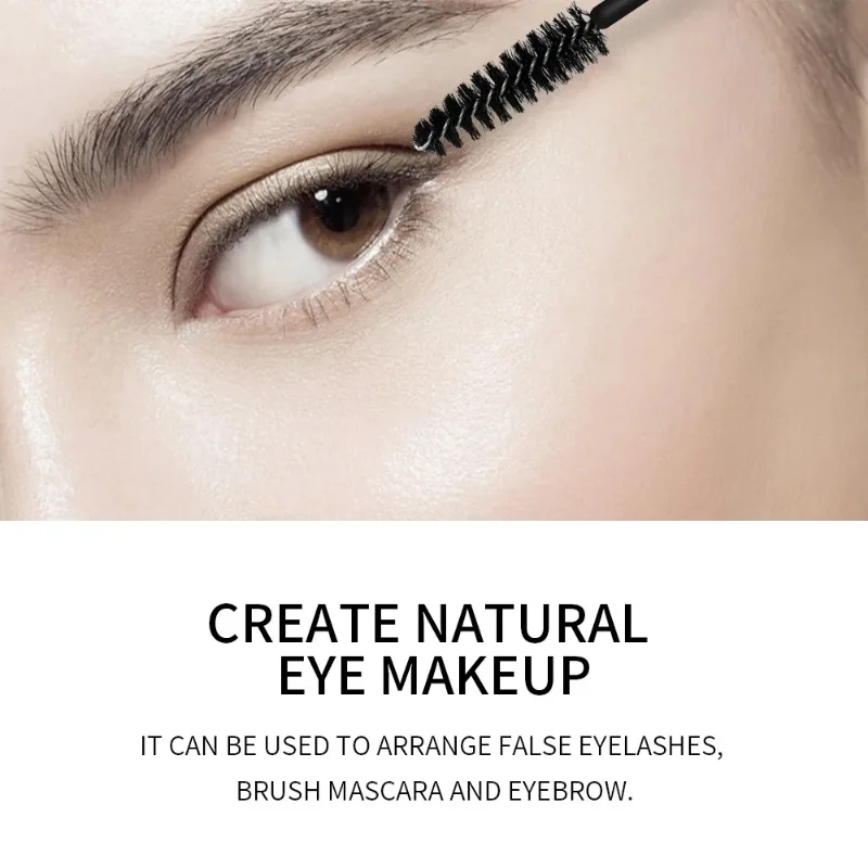 50 Uds. Cepillos desechables para pestañas, cepillos para cejas de cabeza suave, aplicador de extensión de pestañas, varita para rímel, herramientas de maquillaje para uso en salón