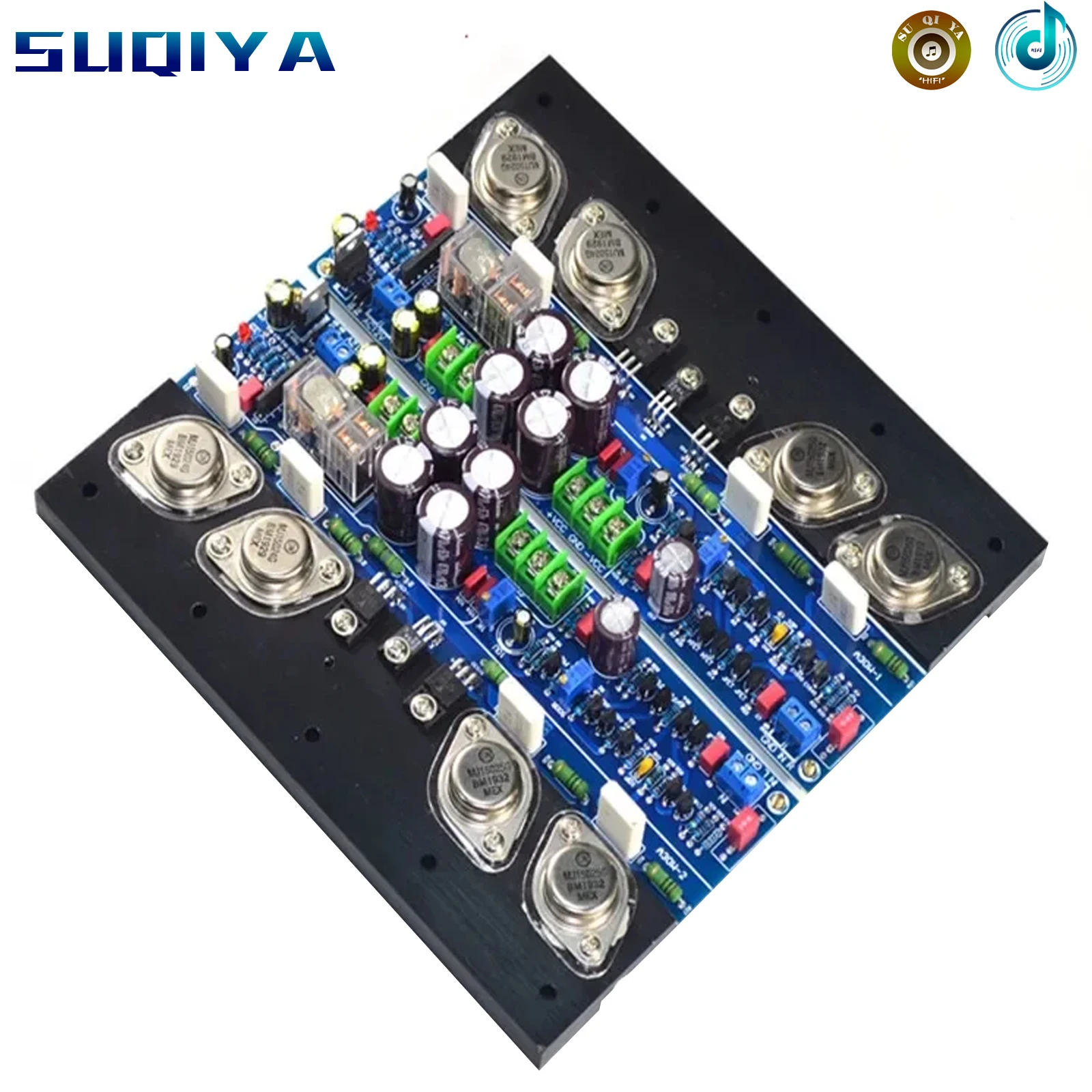 

A30W J103 K246 field tube input ON MJ15024 MJ15025 200W high power post-grade audio amplifier board finished