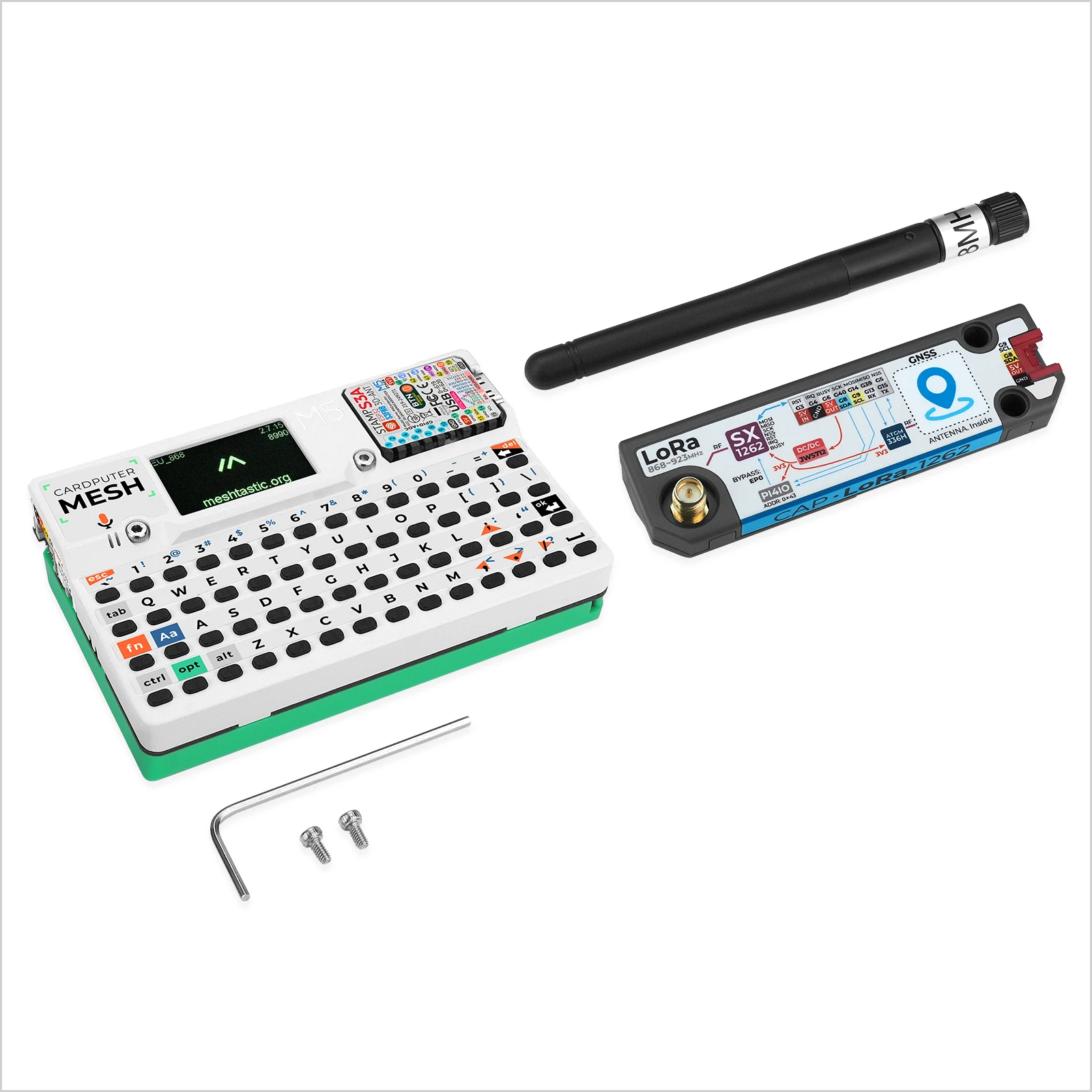 Oficjalny zestaw M5Stack Cardputer Mesh Kit dla Meshtastic ESP3-S3 łączy sieć LoRa Mesh z możliwością globalnego pozycjonowania. — zdjęcie produktu 6
