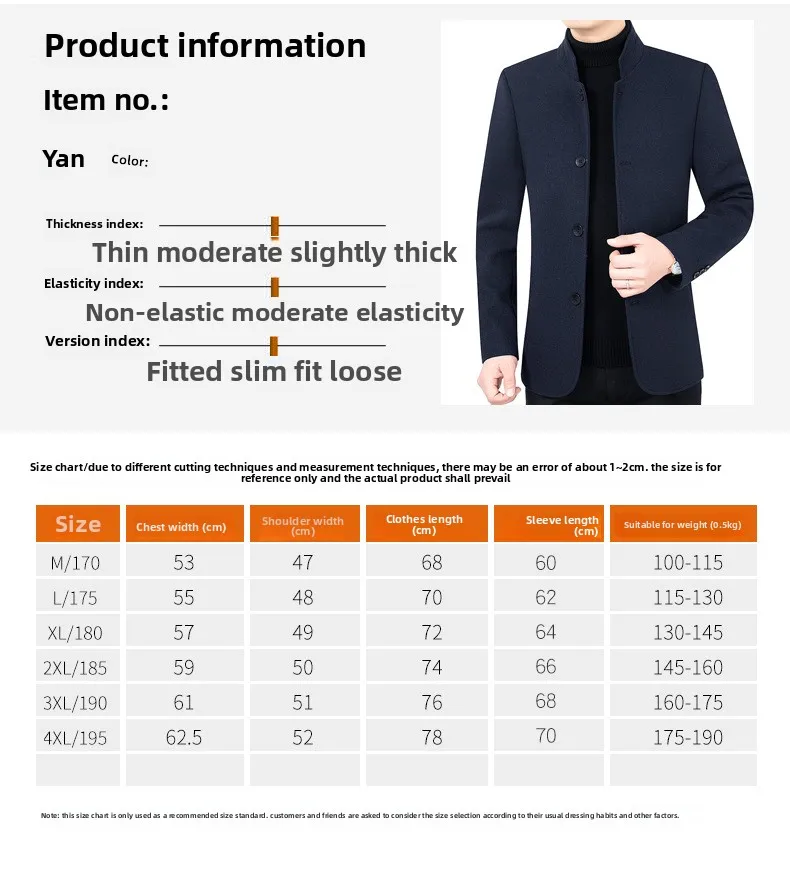 Veste en laine mélangée pour hommes, blazers décontractés d'affaires, olympiques Slim Fit, vêtements pour hommes, automne, nouveau